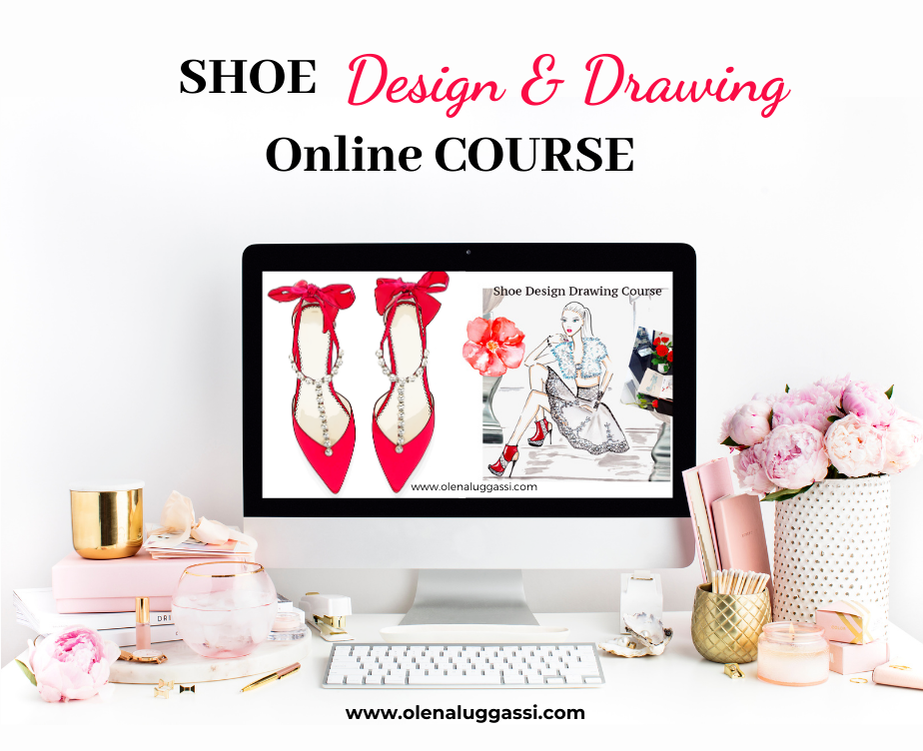 Shoe design course, shoe design drawing course, learn to design shoes