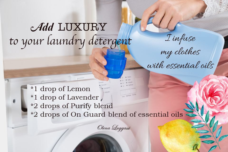I love when my clothes smell good and that is why I started adding some LUXURY to my laundry detergent. I started adding doTERRA essential oils to every single wash and I LOVE the way my clothes smell and my house also!  Experiment with essential oils to find your favourites. Don’t be afraid to combine different oils to create a custom scent. Enjoy!