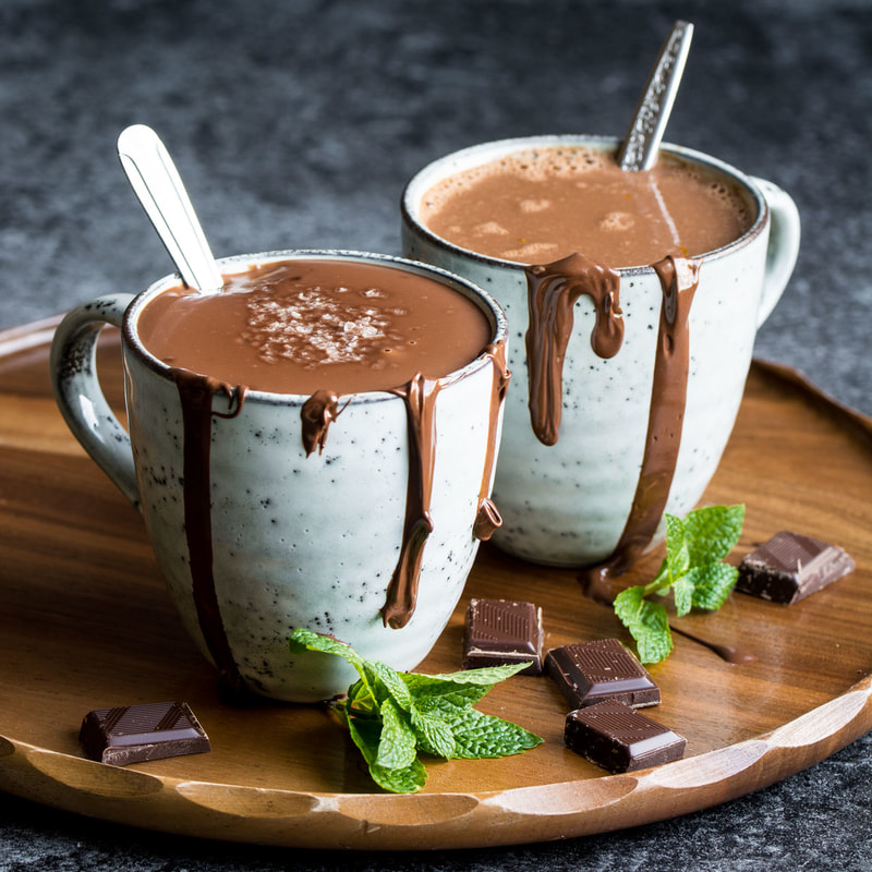 healthy food recipes, home made hot chocolate